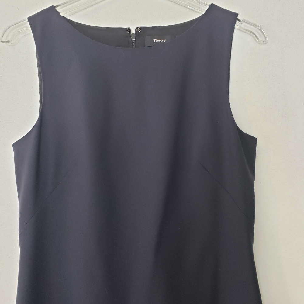 NWOT Theory Betty Sevona Navy Sheath, s8